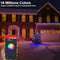 GEMECE SMART C9 CHRISTMAS OUTDOOR LIGHTS 99FT 150 LEDS RGB STRING LIGHTS - Like New