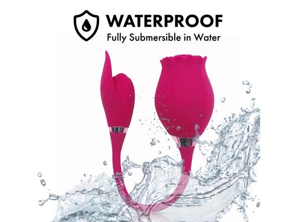 HOCUS POKE-US ROSE PERSONAL MASSGER WITH SUCTION POWER - PINK - Brand New
