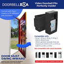 DoorbellBoa Anti-Theft Video Doorbell Door Mount No Tools or Installation Black - Like New