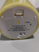 LUMINARA SET OF 2 OUTDOOR CANDLES - GREEN - Like New