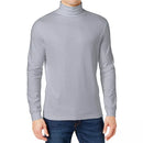 GALAXY BY HARVIC MEN'S LONG SLEEVE TURTLE NECK T-SHIRT - SIZE XL - HEATHER GRAY - Like New