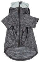 PET LIFE ACTIVE 'CHEWITT WAGASSY' 4-WAY STRETCH SLEEVE DOG SMALL - BLACK/GRAY - Brand New