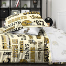 FOCO New Orleans Saints NFL Retro Bed in a Bag Comforter Bedding 5 Piece Twin - Brand New