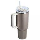 STANLEY 40OZ STAINLESS STEEL H2.0 FLOWSTATE QUENCHER TUMBLER E.L.F - HONEY TALKS - Like New