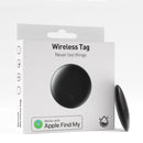 REXZOL WIRELESS TAG BLACK COMPATIBLE WITH APPLE FIND MY - BLACK - Like New