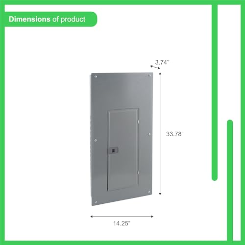 SCHNEIDER ELECTRIC HOM3060M200PQCVP HOMELINE 200 AMP 30-SPACE 60-CIRCUIT - GREY - Like New