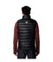 WO8959 Columbia Men Arctic Crest Down Vest Black M - Brand New