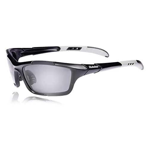 HULISLEM S1 Sport Polarized Sunglasses For Men Women Mens Womens Running Golf - Like New