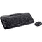 LOGITECH MK320 WIRELESS DESKTOP SET KEYBOARD/MOUSE USB - BLACK - Brand New