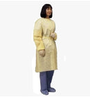Isolation Gown, Sealed, Yellow, XL - Brand New
