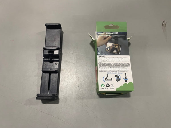 IBASICS 360 DEGREE ROTATION UNIVERSAL HANDSFREE PHONE MOUNT AIRPLANE TRAVEL - Like New