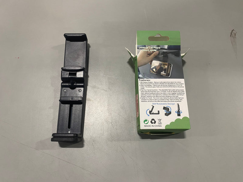 IBASICS 360 DEGREE ROTATION UNIVERSAL HANDSFREE PHONE MOUNT AIRPLANE TRAVEL - Like New