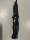 GENERIC FOLDING POCKET KNIFE 6.2 IN LENGTH - BLACK - Like New
