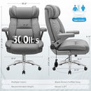 BESTGLORY OFFICE CHAIR 5D FLIP ARM ERGONOMIC LUMBAR SUPPORT 500LBS - GRAY - Like New