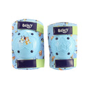 BLUEY PROTECTIVE GEAR SET KNEE PAD 4PC - BLUE - Brand New