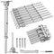 BLIKA 10PAIRS 1/8" CABLE RAILE SWAGE TOGGLE TURNBUCKLE HARDWARE BL025 SILVER - Brand New