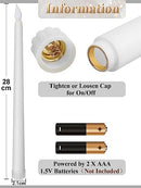 Treela 24 Pcs Flameless Taper Candles Bulk LED Taper Candles Sticks Battery - Like New