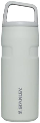 STANLEY ICEFLOW CAP AND CARRY WATER BOTTLE | WIDE MOUTH TWIST LID | 16 OZ - FOG - Like New