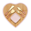 PARIS HILTON CHARCUTERIE BOARD AND SERVING SET PZP01-C003 - PINK - Like New