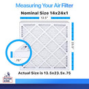 Filter King 14x24x1 Air Filter | 6-Pack | MERV 8 HVAC HVAC Pleated A/C Furnace - Brand New