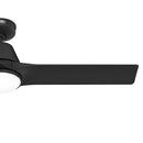 Hunter 52" Aeronaut Outdoor Smart Ceiling Fan, LED Light, Remote, Black - Like New