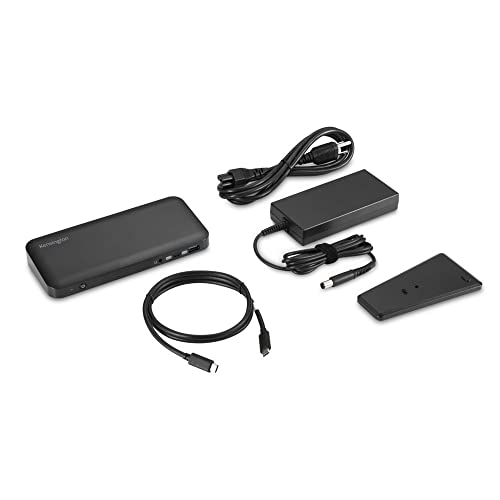 KENSINGTON SD4840P TRIPLE 4K DISPLAY USB-C DRIVERLESS DOCKING STATION - BLACK - Like New
