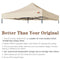 SCOCANOPY Commercial 10x10 Canopy Replacement Top,Canopy Cover ONLY - Beige - Like New