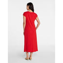 TIME AND TRU SIDE TIE MIDI DRESS DOLMAN SLEEVES - SIZE: WOMEN XL - RED ROOSTER - Brand New
