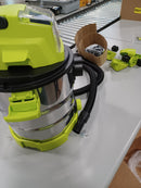 Sun Joe V37928 24V Cordless Wet/Dry Vacuum 24V-WDV6000 W/Battery/Charger - GREEN - Like New