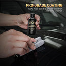 DRONAR 20H Advanced Graphene Ceramic Coating 70ml Car Detailing Kit - Black Like New