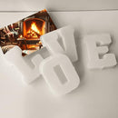 Large Resin Alphabet Mold 6 Inch 26 Pack Capital Small Letter Handmade Casting - Brand New