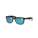 RAY-BAN BOY'S RECTANGLE SUNGLASSES - BLACK/BLUE - Like New
