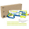NERF HYPER BUNDLE, SIEGE-50 PUMP-ACTION BLASTER, UP TO 110 FPS VELOCITY - WHITE - Like New