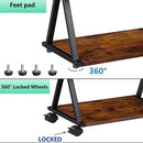 Fydeamer Versatile Printer Stand Adjustable Height Crescent式与存储 - B0C3G2VDZ9 - Brand New