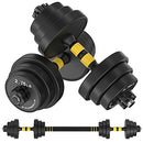 IAMACE 44 lb Adjustable Dumbbells Set with Steel Dumbbell Rod - Scratch & Dent