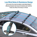 iMounTEK 2-Pieces 110cm/43" Car Roof Rack Cross Bar w/Anti-Theft Lock - Black - Brand New