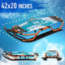 FRANKLIN ARCTIC TRAIL SKIBOARD SNOW SLED 42" BLUE / WHITE / ORANGE - 91075X - Like New