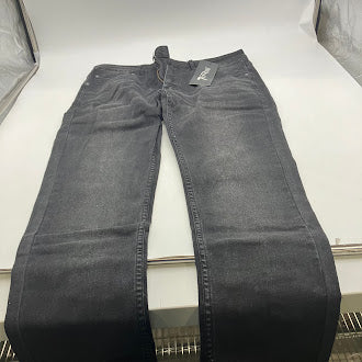 7GROOVE MEN'S JEANS STRAIGHT DENIM - SIZE: MEN 30/30 - BLACK WASHED - Brand New