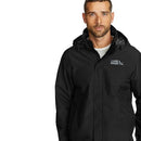 Eddie Bauer Men's Rainfoil Packable Waterproof Jacket Black X-Large - Brand New