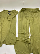 TALMONT WOMEN'S PAJAMA SET SHORT SLEEVE 2 PIECE LOUNGE SET - SIZE: XL - KHAKI - Like New