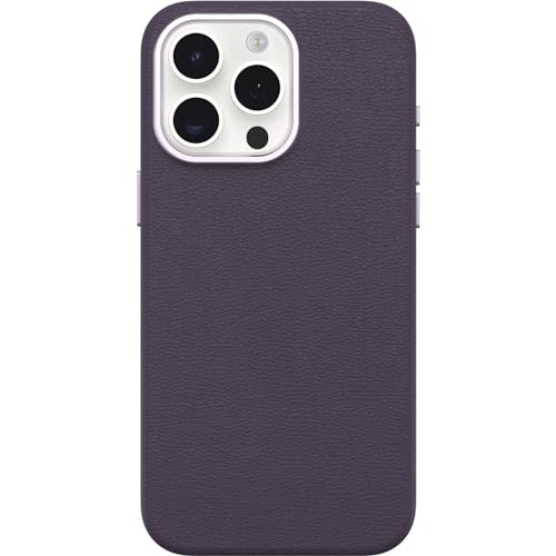 OTTERBOX IPHONE 15 PRO MAX SYMMETRY SERIES CACTUS LEATHER MAGSAFE - PLUM LUXE - Brand New