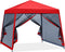 ABCCANOPY Stable Pop up Outdoor Canopy Tent with Netting Wall AJ20-8A - Red Like New