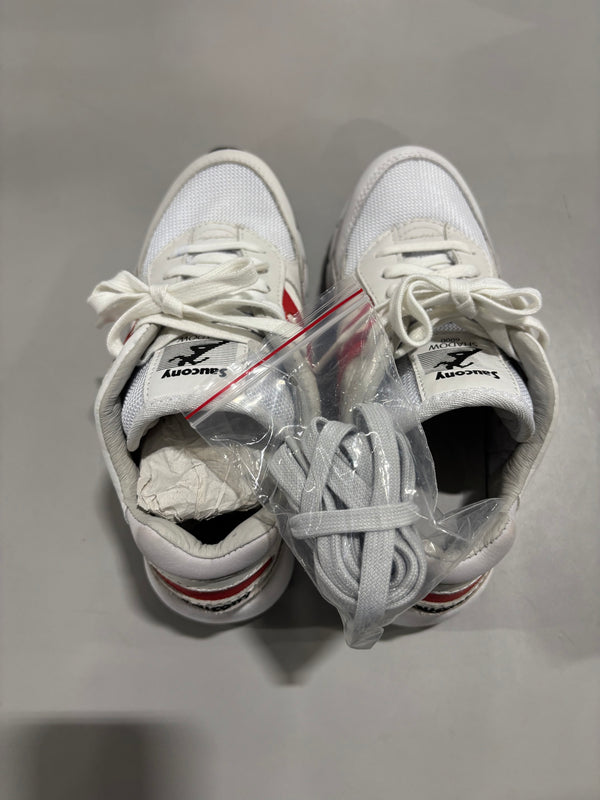 SAUCONY ORIGINALS SHADOW 6000 PREMIUM - SIZE: MEN 5 (AU/UK M4) - WHITE/RED - Brand New