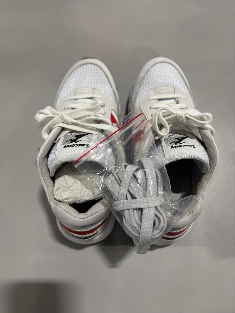 SAUCONY ORIGINALS SHADOW 6000 PREMIUM - SIZE: MEN 5 (AU/UK M4) - WHITE/RED - Brand New