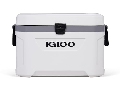 Igloo Marine Ultra 54 Qt. Cooler Comfort Grip Handles White 00050541 - Like New