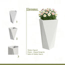 LEISUREMOD ALOE FIBERSTONE AND MGO CLAY PLANTER - WHITE - Scratch & Dent