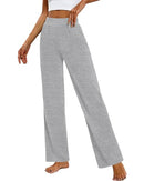 Huukeay 3 Pack Women's Lounge Pants, Cozy Wide Leg Lounge Pants with Pockets - Like New