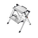 HAILO MINI STEEL STEP STOOL TWO LARGE ANTI-SLIP STEPS 330 LB CAPACITY - Brand New