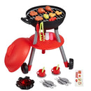 28 PCS BBQ GRILL PLAYSET KIDS TOYS KITCHEN PLAYSET SOUND & LIGHT - MULTICOLOR - Like New