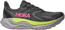 HOKA WOMENS ARAHI 8 - SIZE: WOMEN 8B (AU/UK W9) - CHARCOAL GRAY/GRAY SKIES - Like New